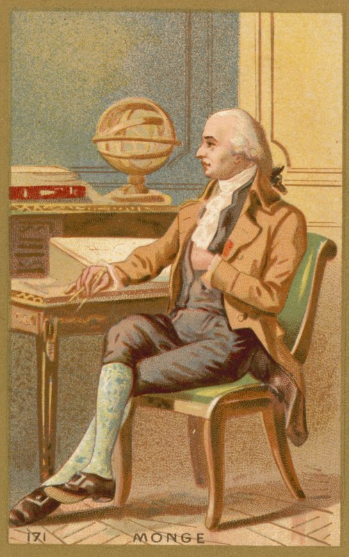 Gaspard Monge francia matematikus alkotó: French School