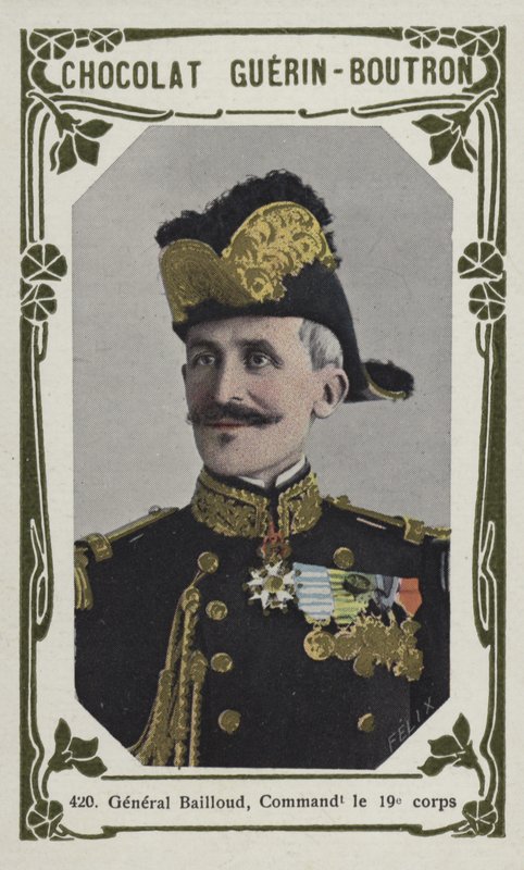 Bailloud tábornok, a 19. hadtest parancsnoka (színes fotó) alkotó: French School