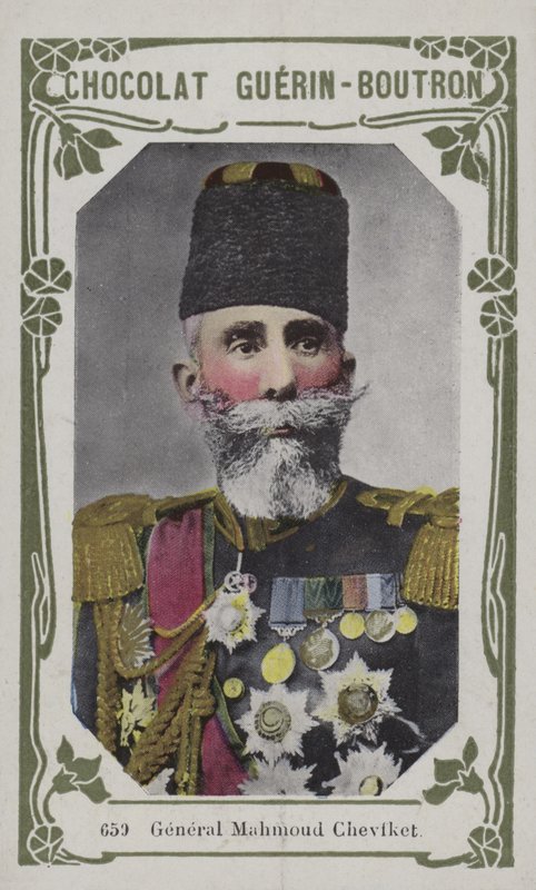 Mahmoud Chevfket tábornok (színes fotó) alkotó: French School