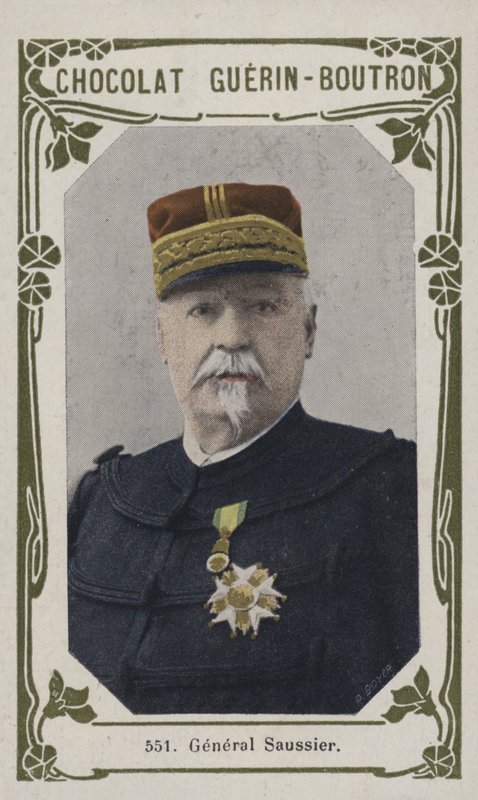 Saussier tábornok (színes fotó) alkotó: French School