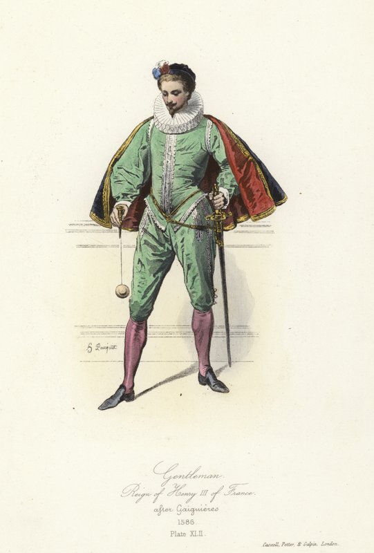 III. Henrik francia uralkodásának úriembere alkotó: French School