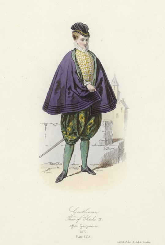IX. Károly korabeli úriember alkotó: French School