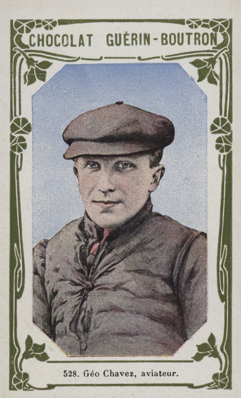 Geo Chavez, repülő (színes fotó) alkotó: French School