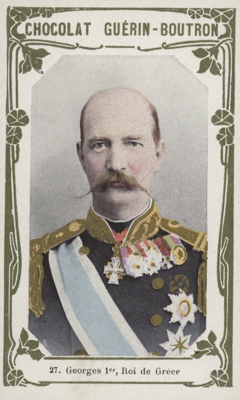 Georges miniszterelnök, Görögország királya (színes fotó) alkotó: French School