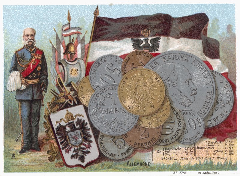 német valuta alkotó: French School