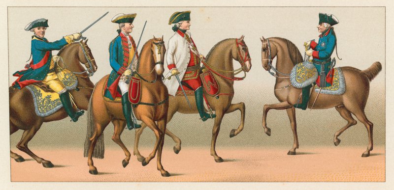 Németország XVIII. századi jelmez alkotó: French School