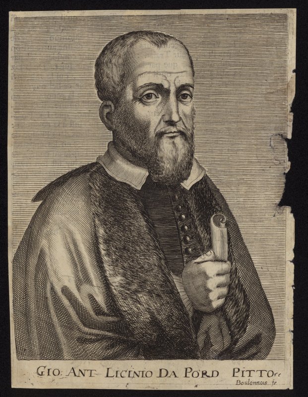Giovanni Antonio de Sacchis Il Pordenone-nak hívta alkotó: French School