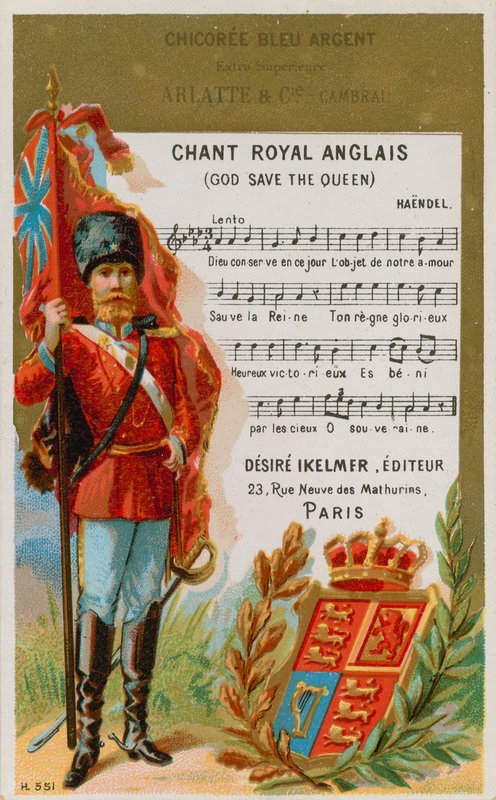 Isten óvja a királynőt alkotó: French School