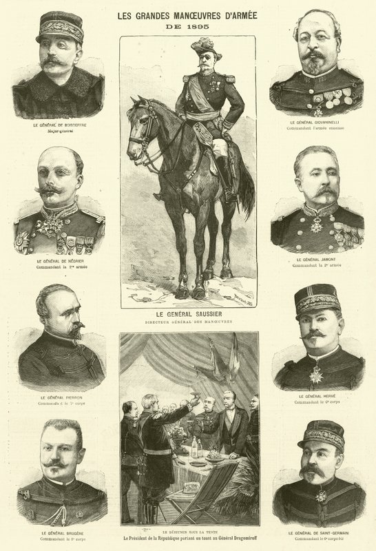 A francia hadsereg nagy manőverei alkotó: French School