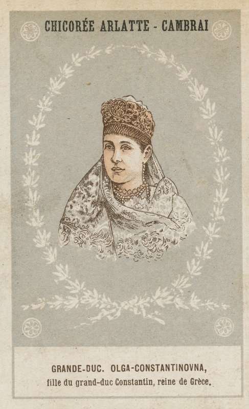 Olga-Constantinovna nagyherceg, Konstantin nagyherceg lánya, Görögország királynője alkotó: French School
