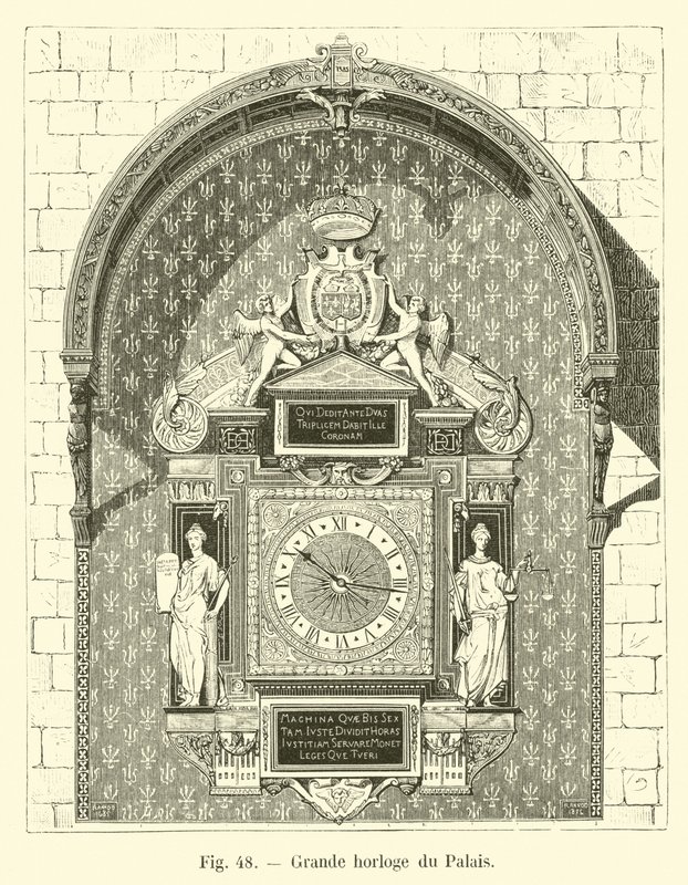 Nagy palota óra alkotó: French School