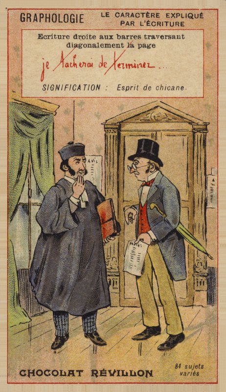 Grafológia - a karakter tanulmányozása kézíráson keresztül alkotó: French School