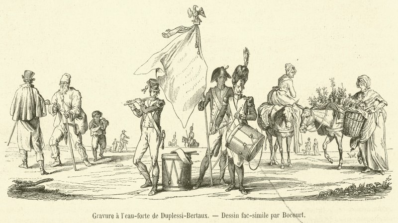 Rézkarc: Duplessi-Bertaux (metszet) alkotó: French School