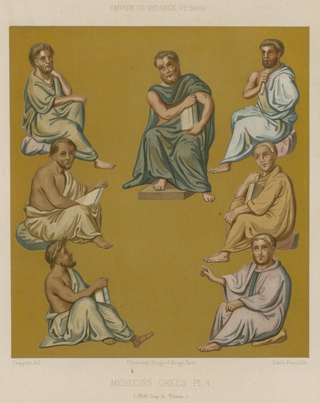görög orvosok alkotó: French School