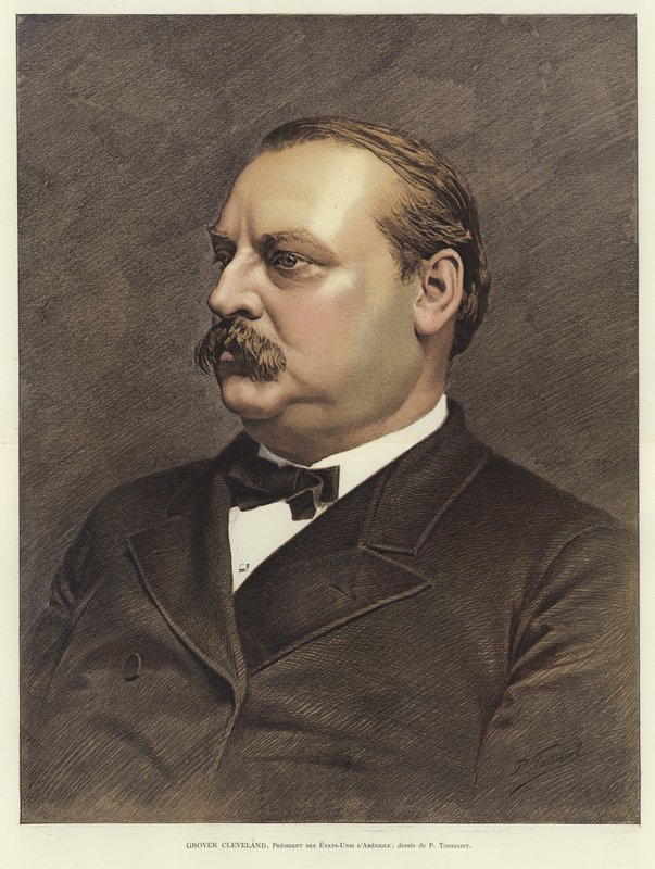 Grover Cleveland, az Egyesült Államok 22. és 24. elnöke alkotó: French School