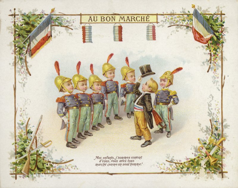 Díszőr, gyerekek alkotó: French School