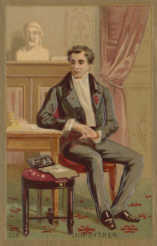 Guillaume Dupuytren francia anatómus és katonai sebész alkotó: French School
