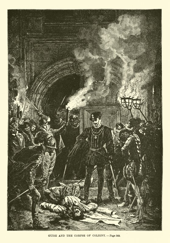 Guise és Coligny holtteste alkotó: French School