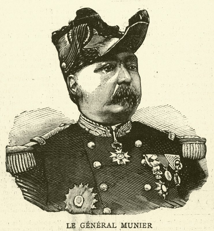 Gustave-Joseph Munier francia tábornok (metszet) alkotó: French School