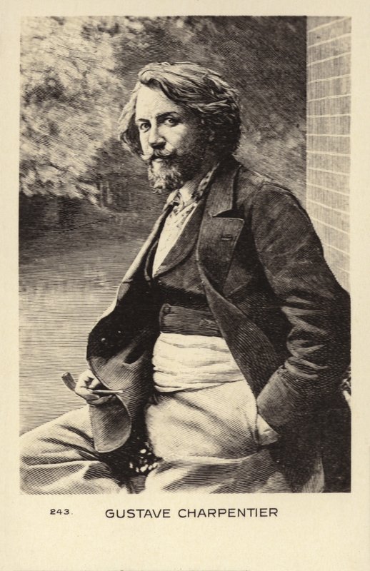 Gustave Charpentier francia zeneszerző (1860-1956) alkotó: French School