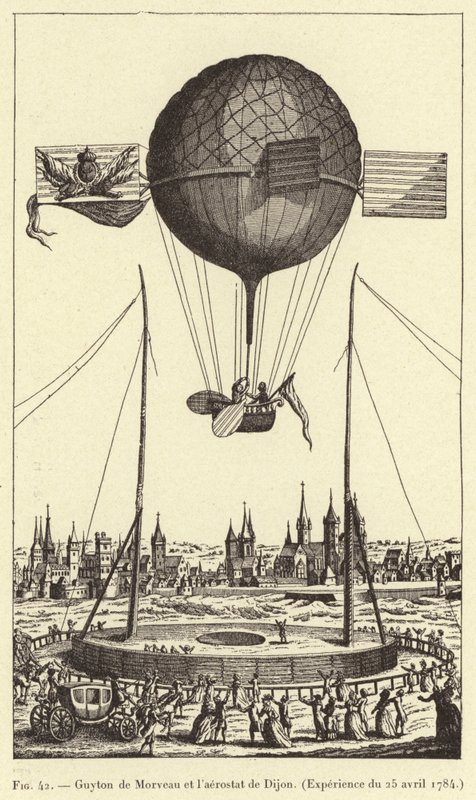 Guyton de Morveau és a dijoni aerosztát alkotó: French School
