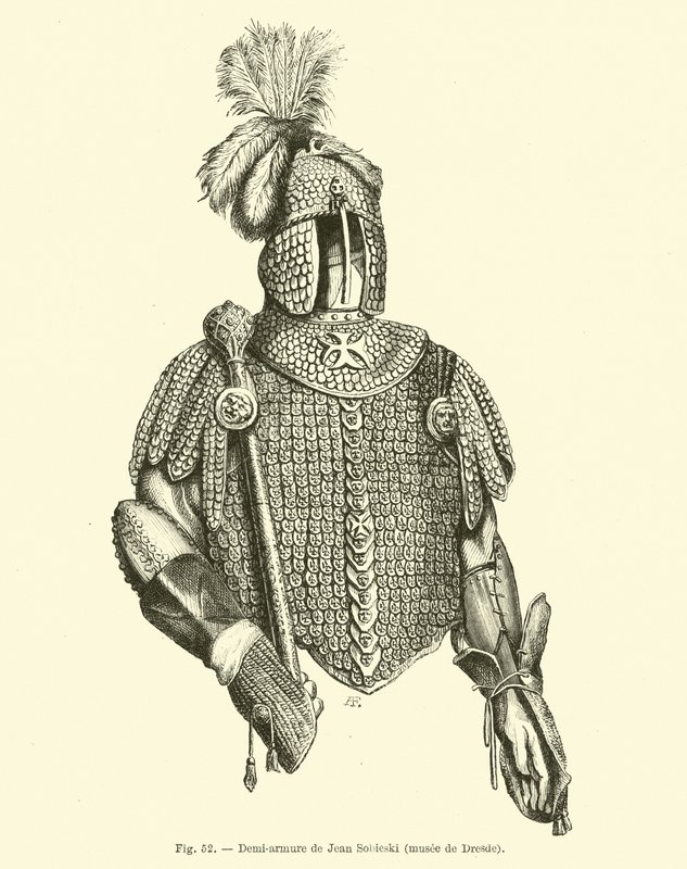 III. Sobieski János félpáncélja alkotó: French School