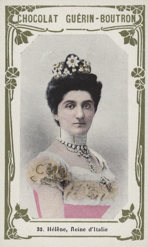 Helene, Reine dItalie (színes fotó) alkotó: French School