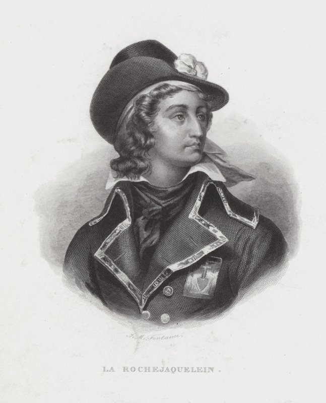 Henri de la Rochejaquelein, a Vendee-lázadás francia királypárti tábornoka alkotó: French School