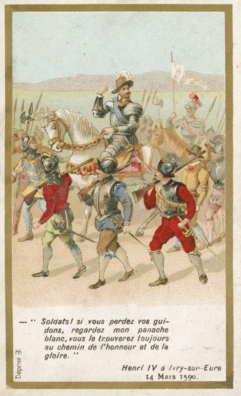 IV. Henrik francia király, Ivry-sur-Eure, 1590. március 14 alkotó: French School