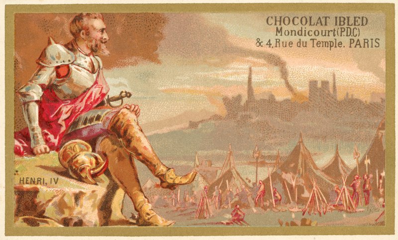 IV. Henrik francia (chromolitho) alkotó: French School