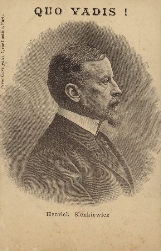 Henryk Sienkiewicz (1846-1916), lengyel újságíró és regényíró (litho) alkotó: French School