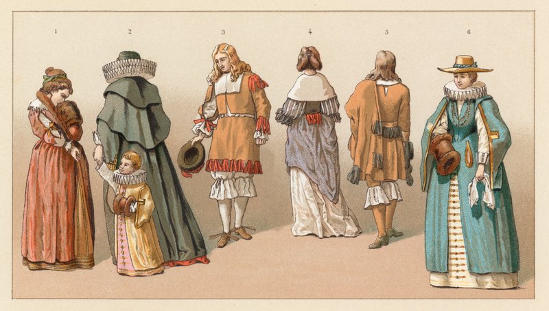 Holland XVII. századi jelmez alkotó: French School