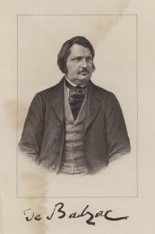 Honore de Balzac francia regény- és drámaíró alkotó: French School