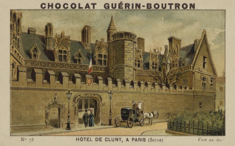 Hotel de Cluny, Párizs, Szajna alkotó: French School