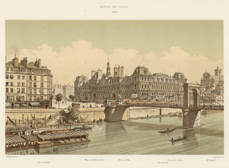 Városháza, 1842 alkotó: French School