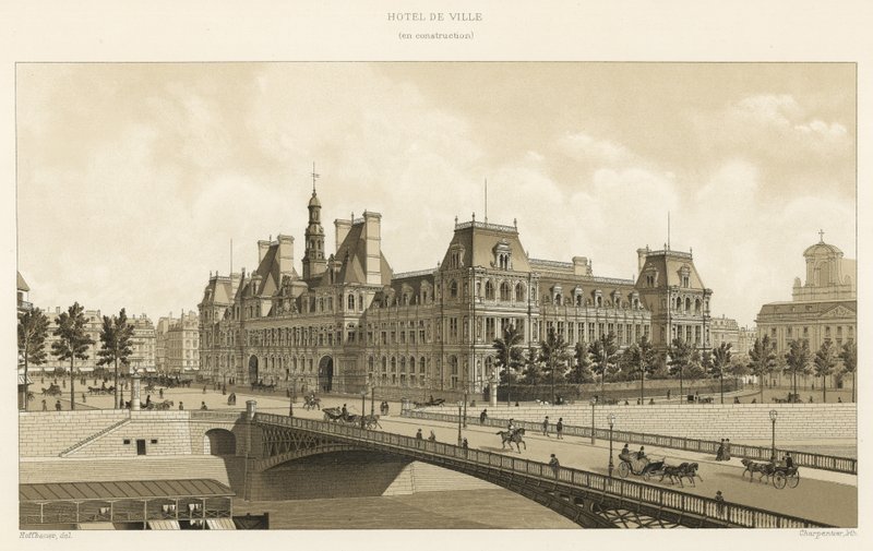 Városháza, épül alkotó: French School