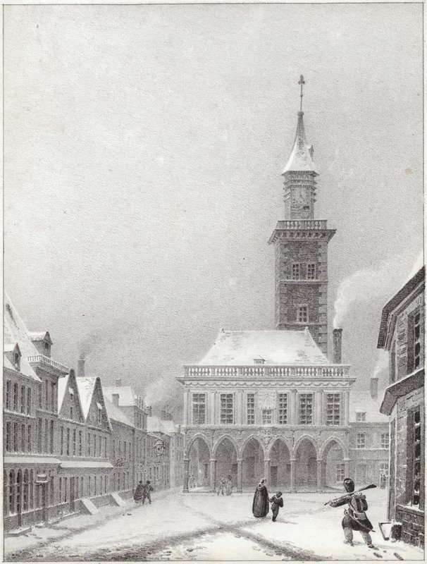 Városháza Bapaume-ban alkotó: French School