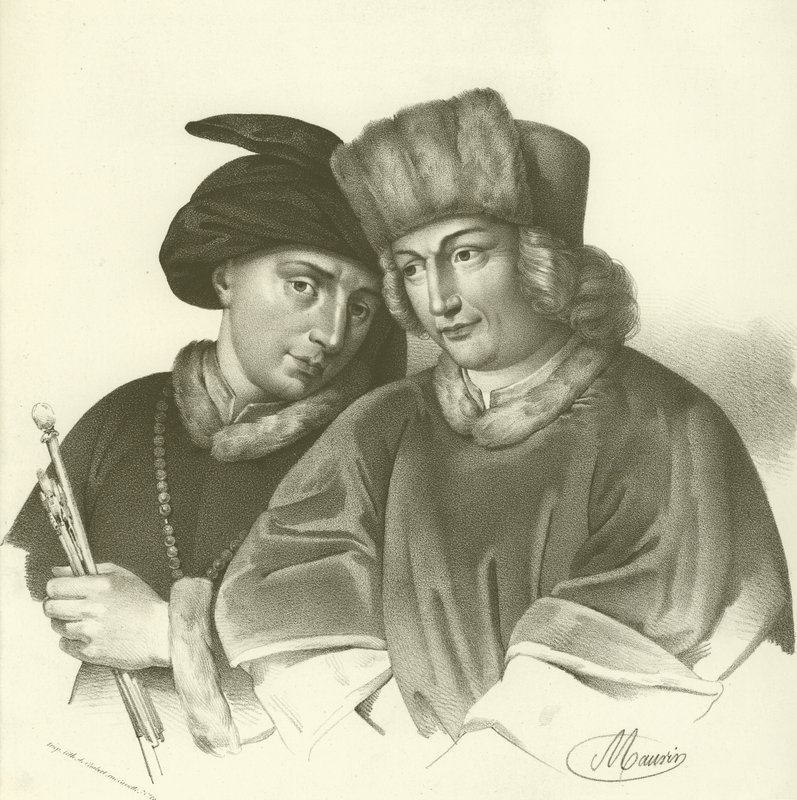 Hubert (1366-1426) és Jan van Eyck (1370-1441), flamand művészek alkotó: French School