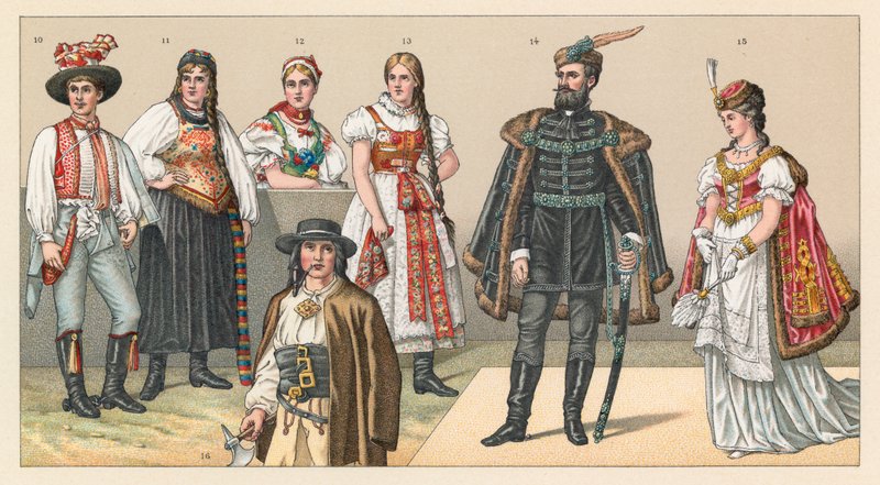 Magyarország és Horvátország jelmez alkotó: French School