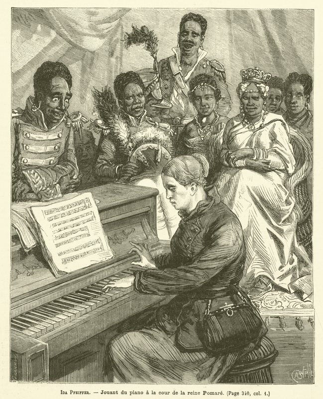 Ida Pfeiffer (metszet) alkotó: French School