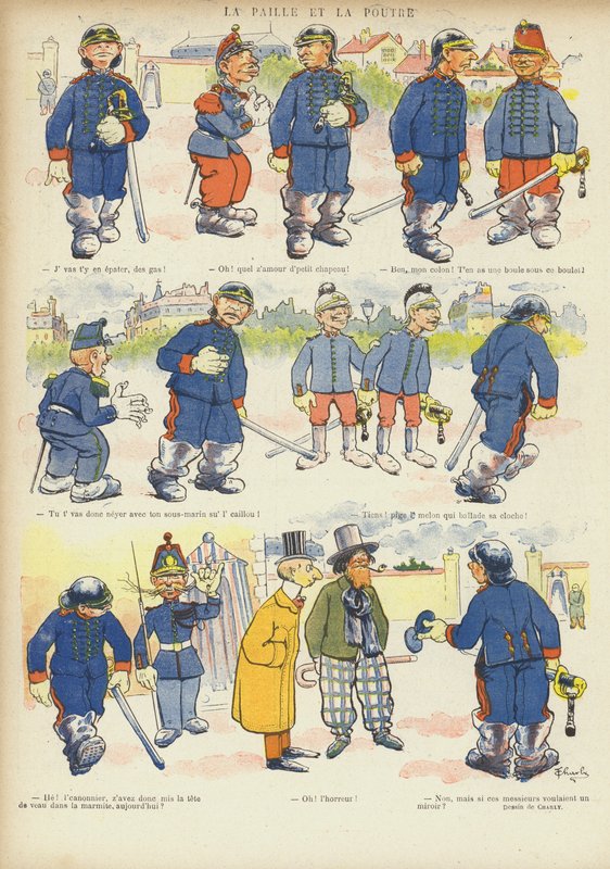 Illusztráció a Le Rire-hez (színes litó) alkotó: French School
