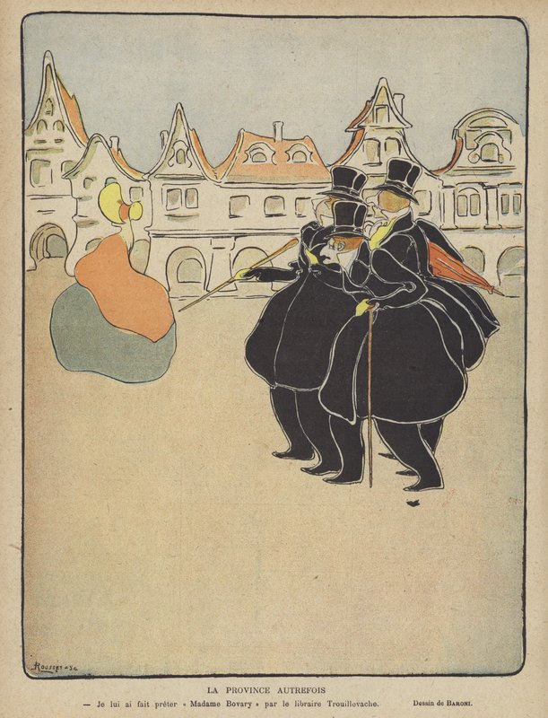 A Le Rire illusztrációja (színes litográfia) alkotó: French School