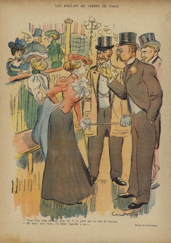 Illusztráció Le Rire alkotó: French School