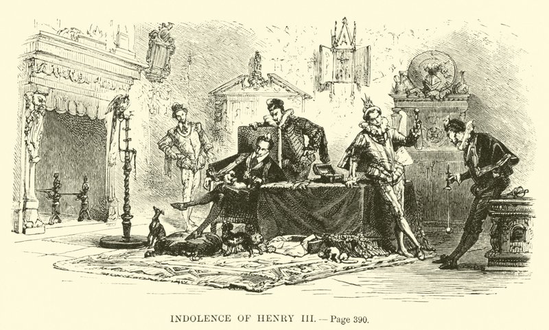 Henrik indolenciája III alkotó: French School
