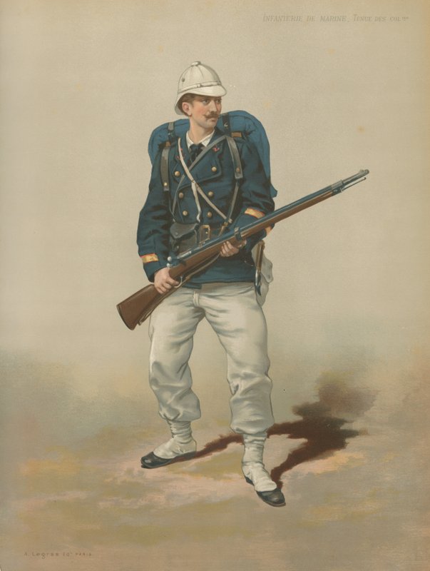 Marines, Colie ruha alkotó: French School