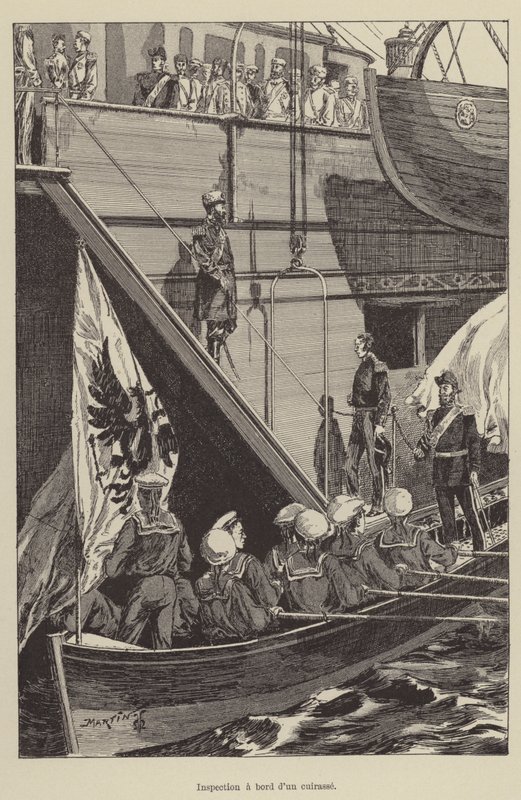 Ellenőrzés egy űrhajó fedélzetén (metszet) alkotó: French School