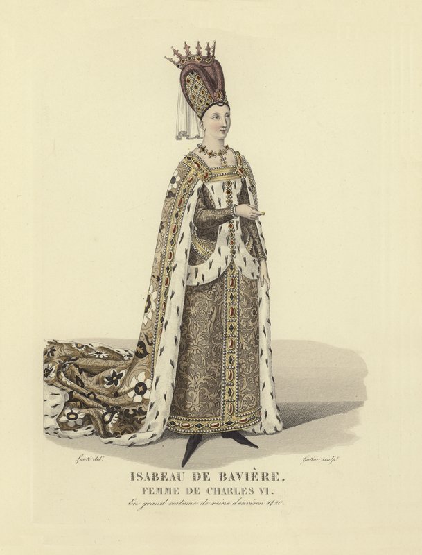 Bajor Isabeau, VI. Károly francia király felesége alkotó: French School