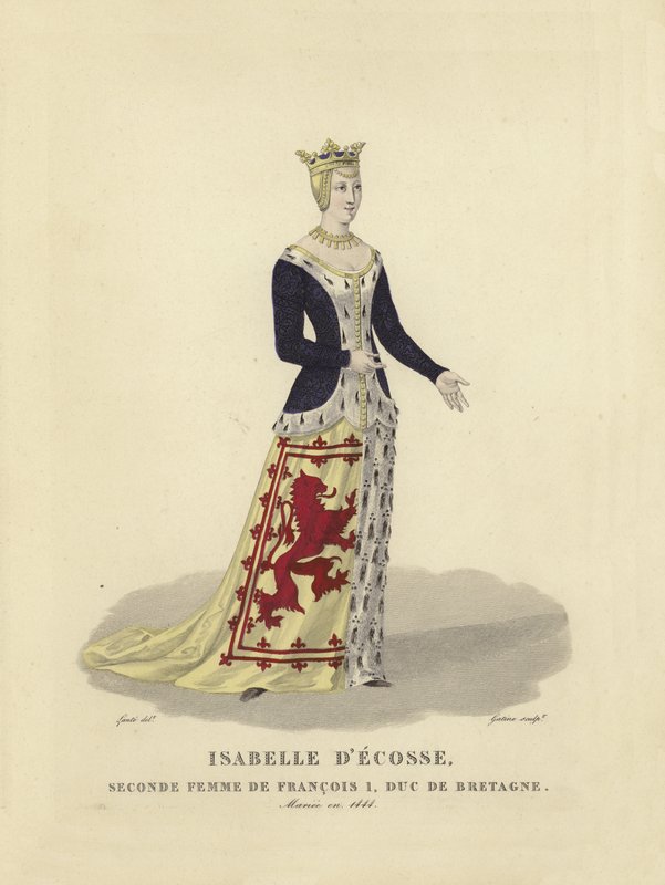 Skóciai Izabella, I. Ferenc, Bretagne hercegének felesége alkotó: French School