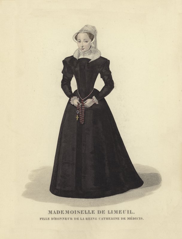 Isabelle de Limeuil, Catherine de Medici, II. Henrik francia király felesége, díszleánya alkotó: French School