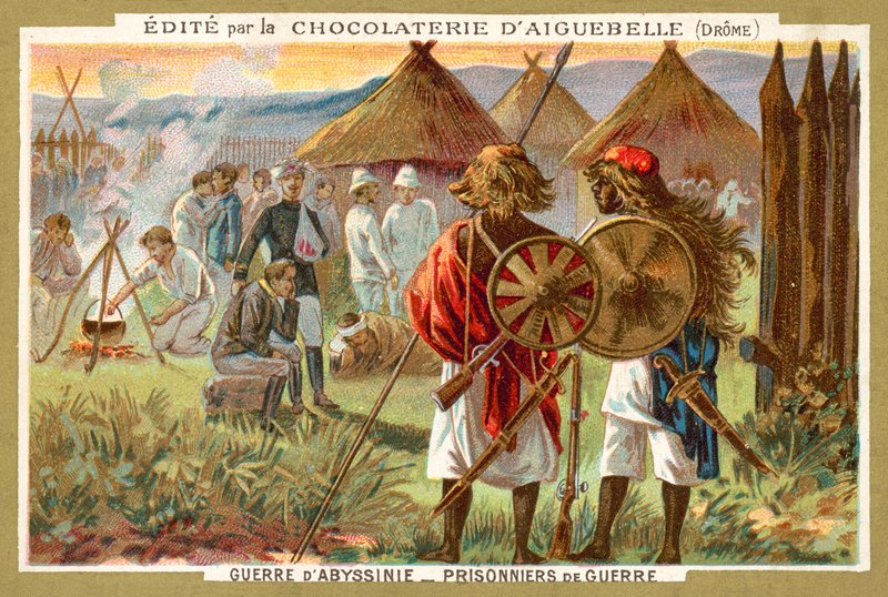 Olasz hadifoglyok, első olasz-etióp háború alkotó: French School